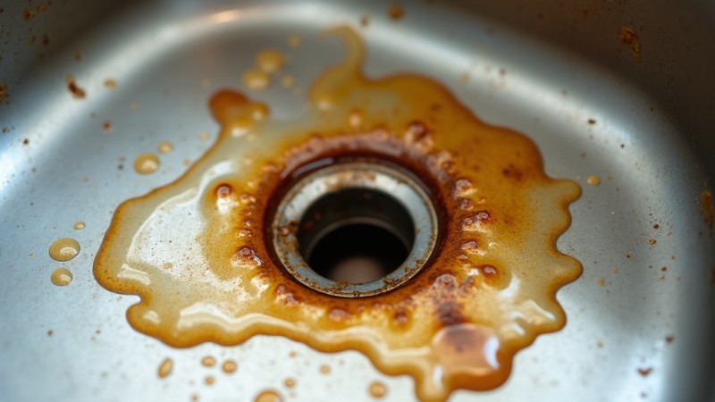 80% of Kitchen Drain Blockages Linked to a Common Mistake, Concept art for illustrative purpose, tags: deutsche haushalte für - Monok